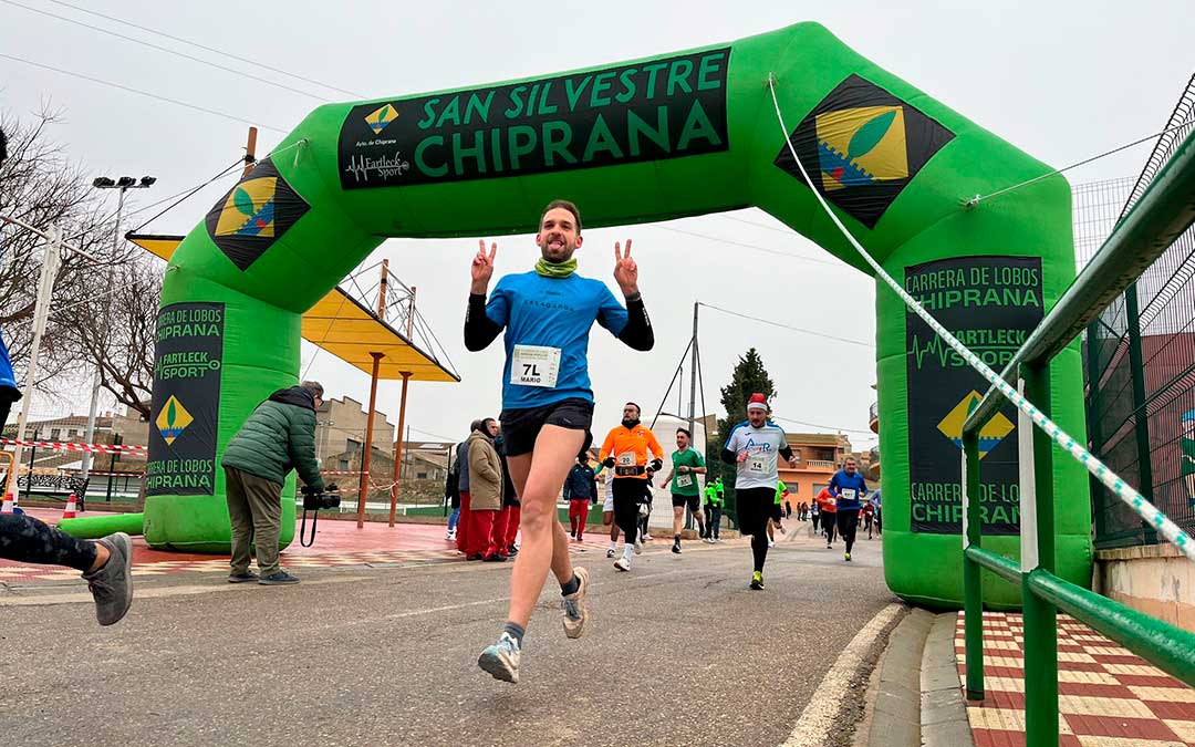 La San Silvestre de Chiprana citó a más de 250 corredores./ A.F.