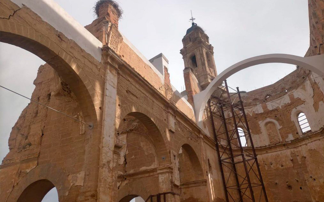 Convento de Santo Domingo tras la tercera fase de rehabilitación, financiada por la DPZ./ Ayto. Caspe