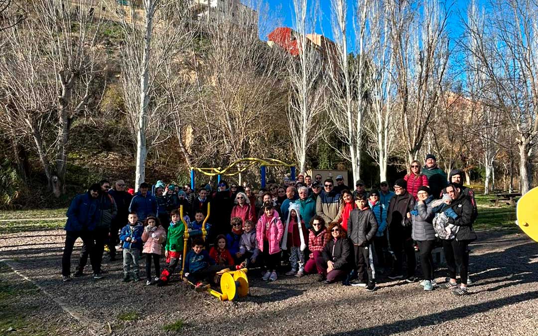 Grupo en el parque Entrepuentes en la III Caminata Belén Montañero./ Club de Montaña Zalagarda