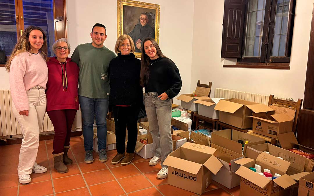 Voluntarios e impulsores de la campaña celebrada este diciembre./R. Blasco