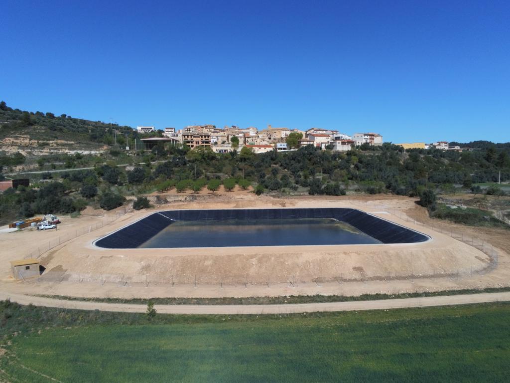 La balsa con capacidad de 11 millones de litros se conectará con la red de la localidad / Ayto. Lledó
