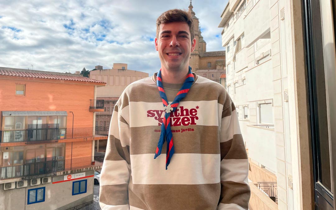 Pablo Muñoz, coordinador de los Scouts Alcañiz./ La Comarca