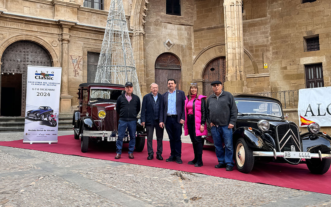 Presentación de la Feria de Autoclassic que tendrá lugar en Alcañiz desde el viernes hasta el domingo. / Ayto