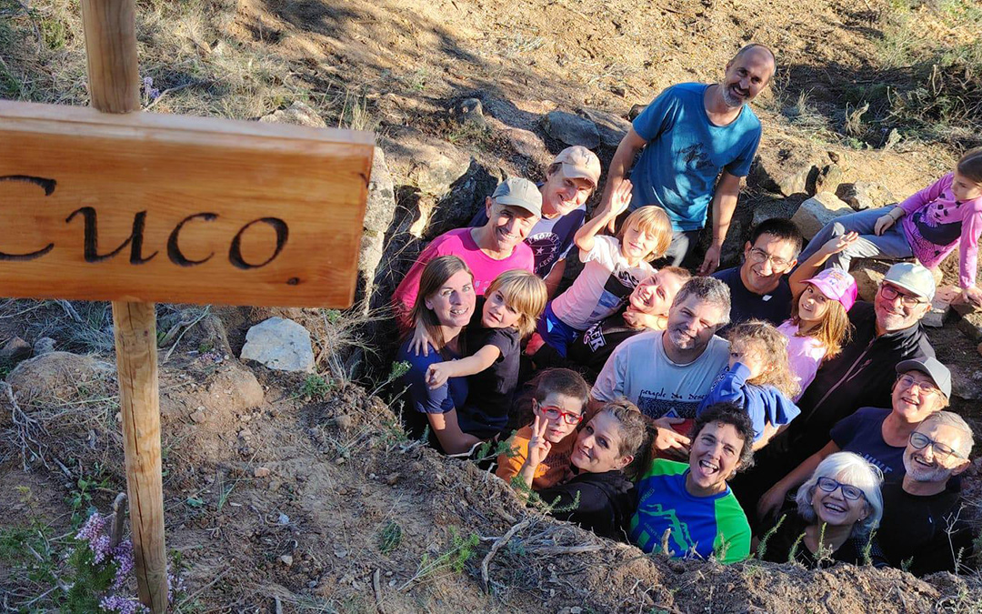 Visita a la Balsa Cuco, una de las ocho que se quiere recuperar. / María Pilar Serres