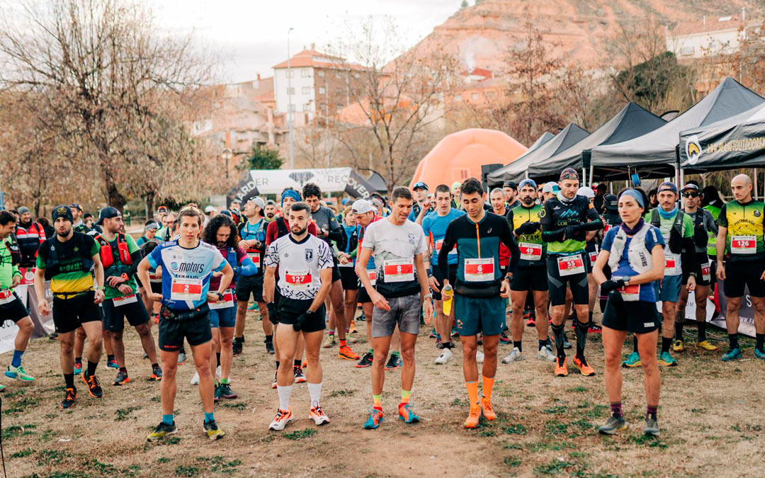 Imagen de archivo de la salida de la Trail Zoquetes de Alcorisa en 2023./ TRAIL ZOQUETES