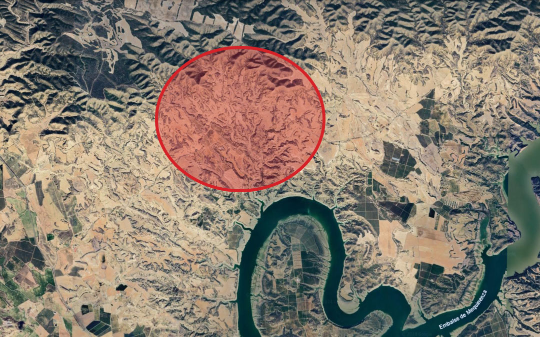 Zona aproximada de los ataques y movimiento de los perros./ L.C.