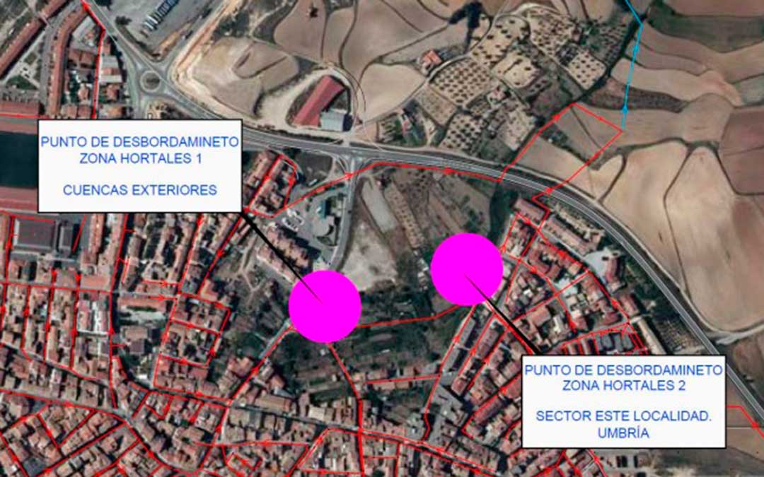 La obra dará continuidad al alivio de los desbordamientos en los Hortales / Ayto.