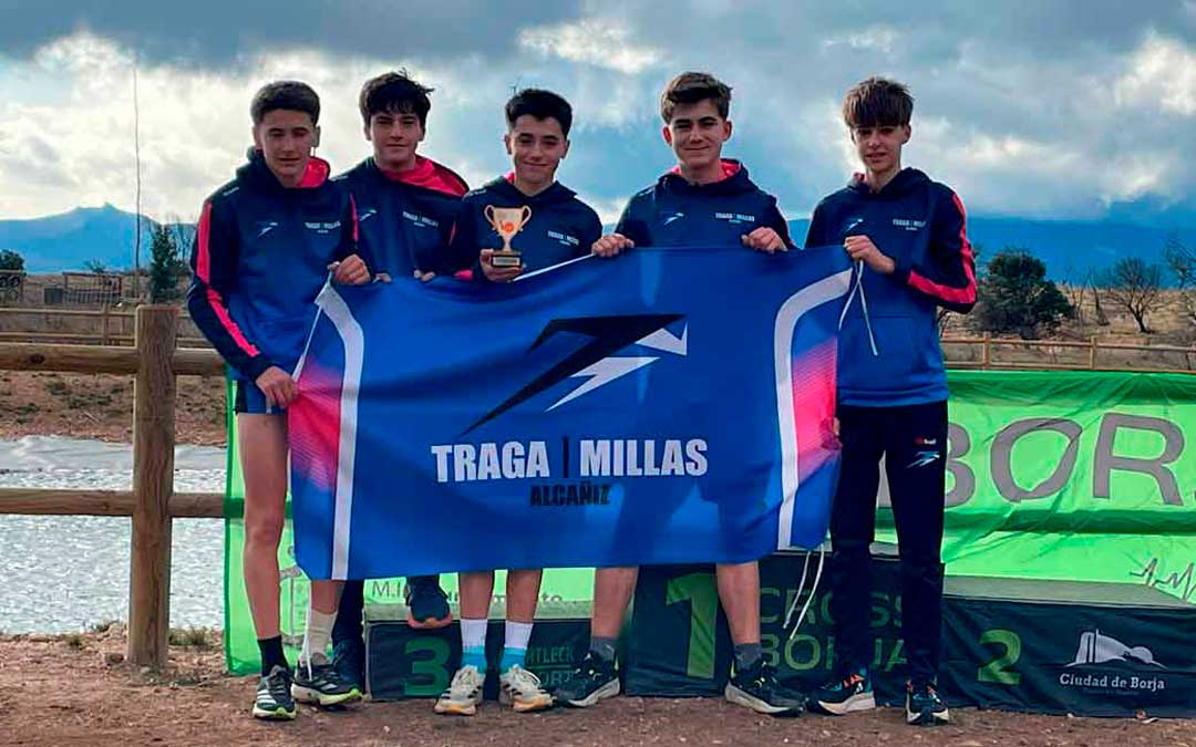 El Club Tragamillas vence en la Cross Borja./ Club Tragamillas