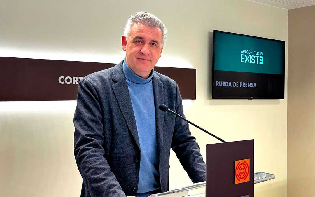 Joaquín Moreno durante su intervención de este lunes en las Cortes./ TE