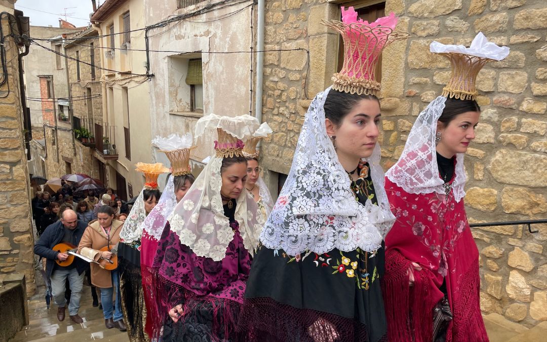 Procesión Pujada dels Panistres Mazaleón 2025./ S.F.