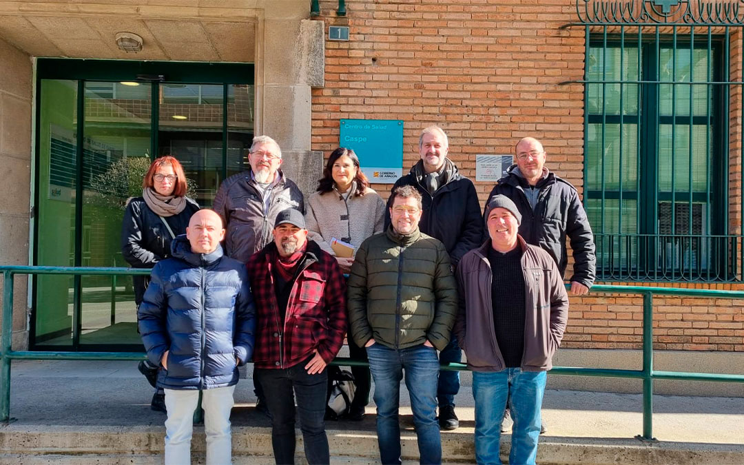CHA ha denunciado la situación del centro de Caspe, este martes./ CHA