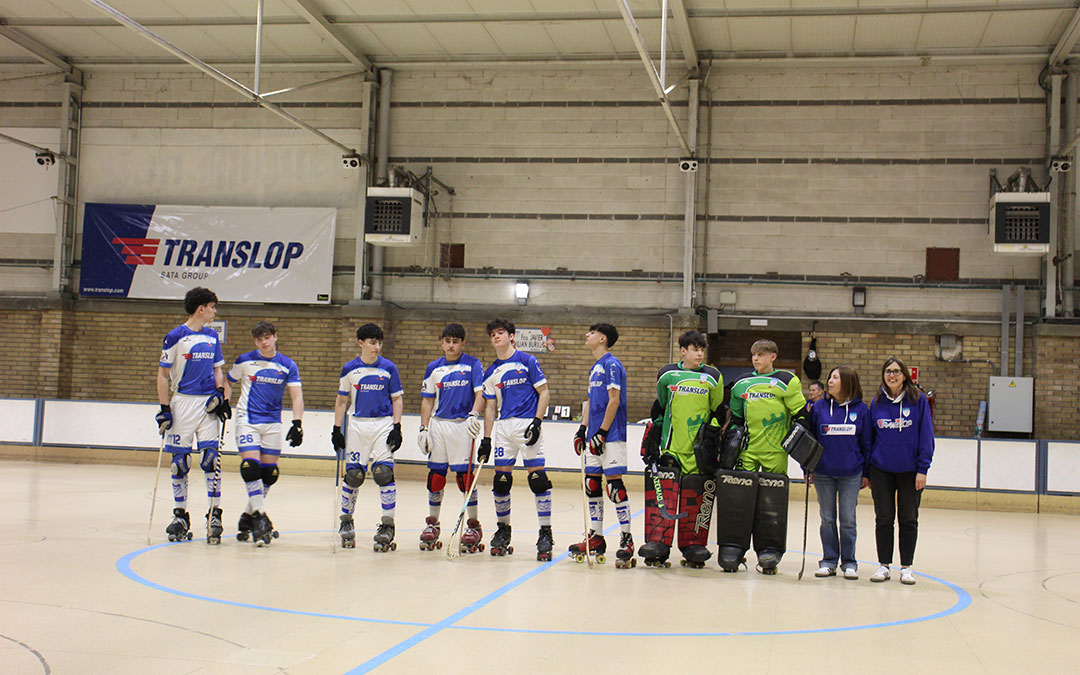 Presentación de equipos del Translop Alcañiz Club Patín. / B. Severino