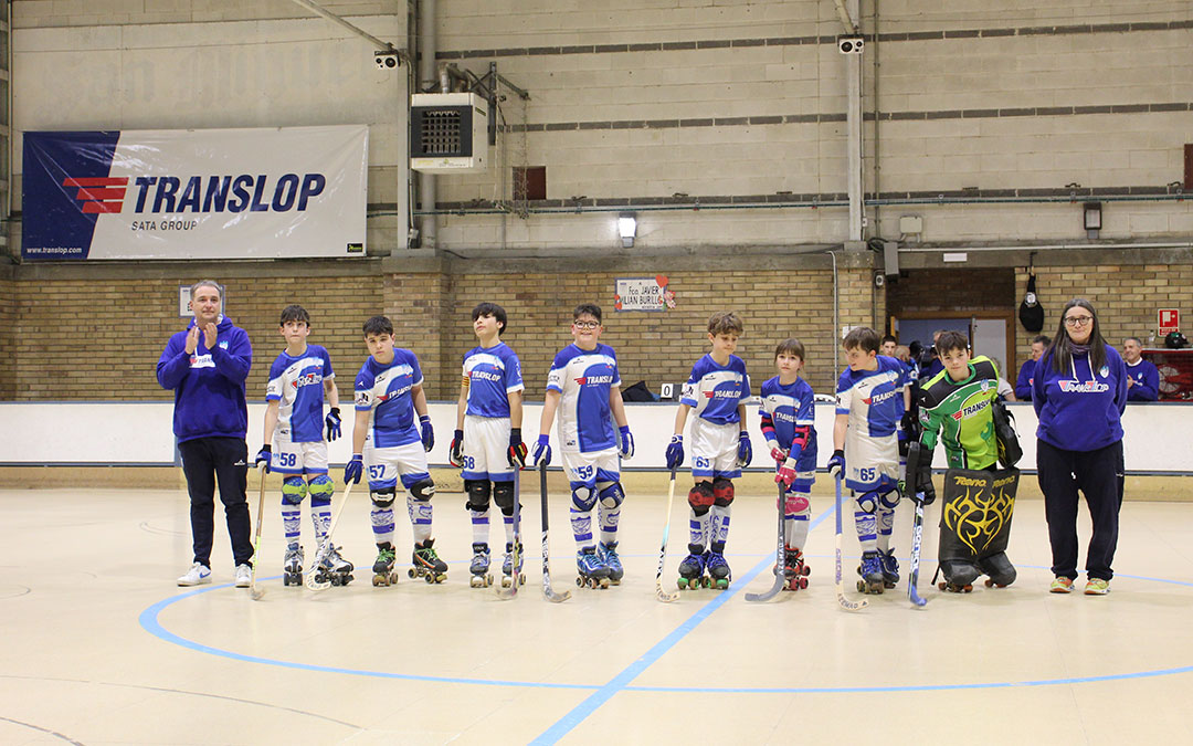 Presentación de equipos del Translop Alcañiz Club Patín. / B. Severino