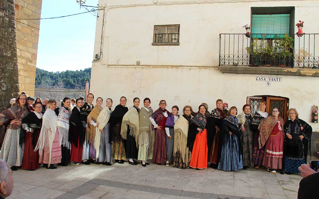Celebración de Santa Águeda en La Cañada de Verich. / B. Severino
