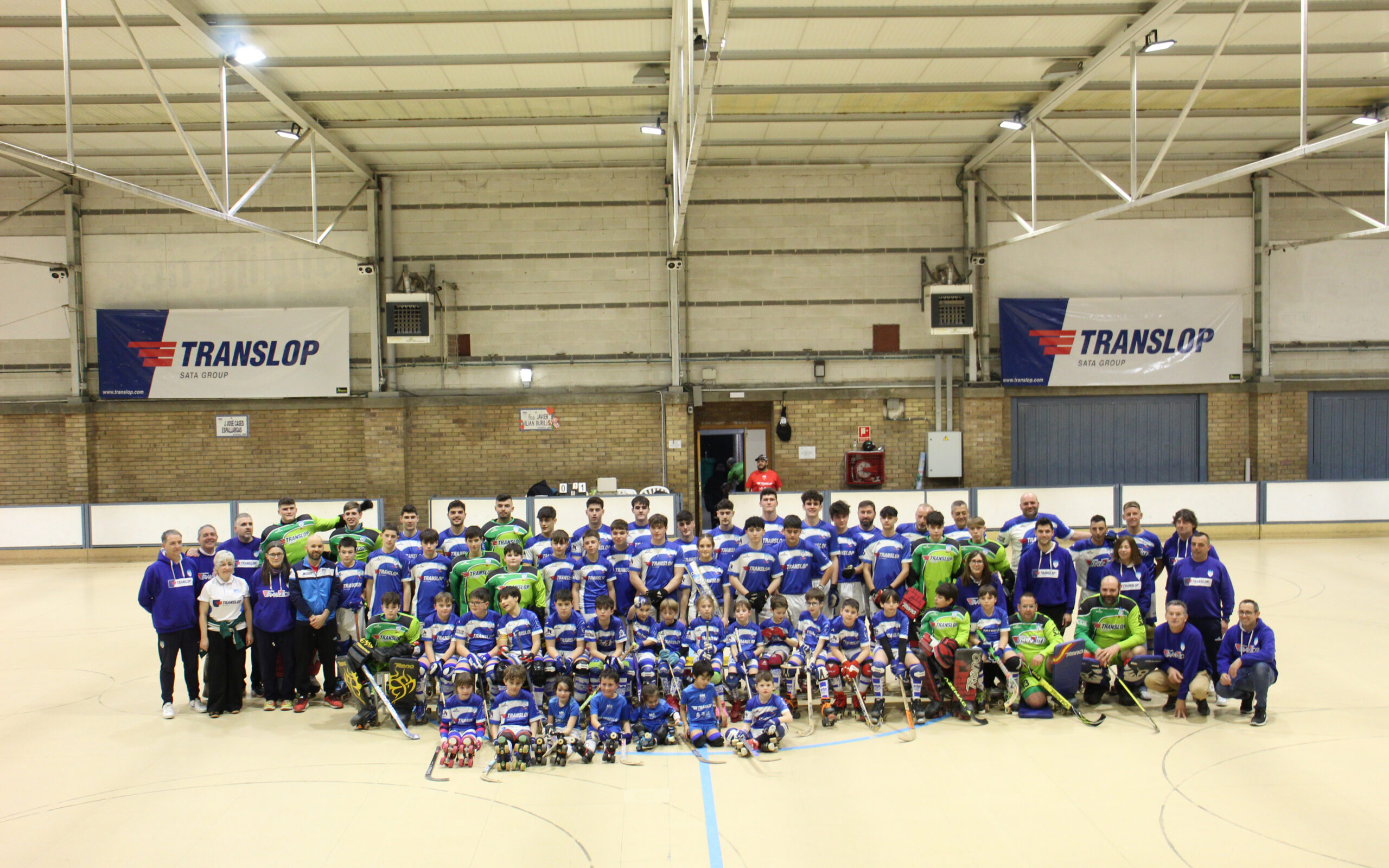 Presentación de los equipos del Club Patín