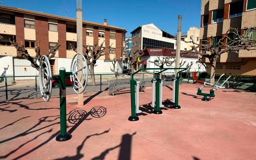 Uno de los equipamientos instalados en Caspe./ Ayto. Caspe