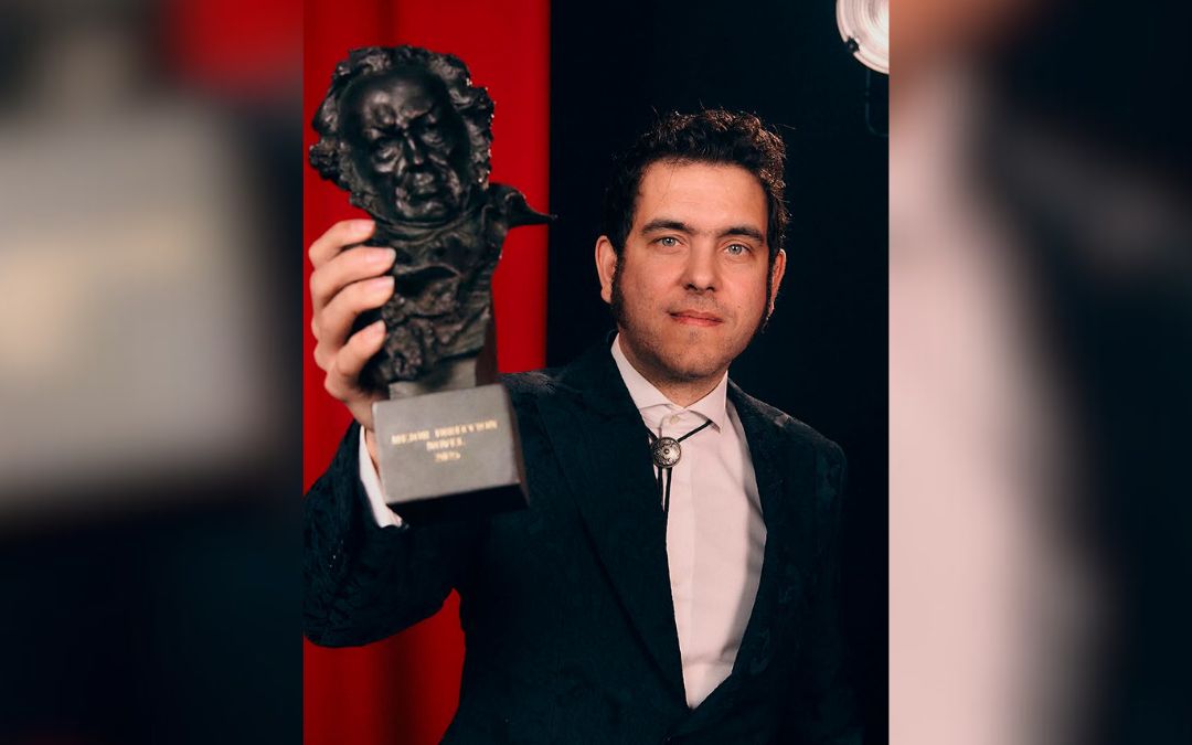 Javier Macipe, ganador de un premio Goya./ Carlos Villarejo - Academia de Cine.