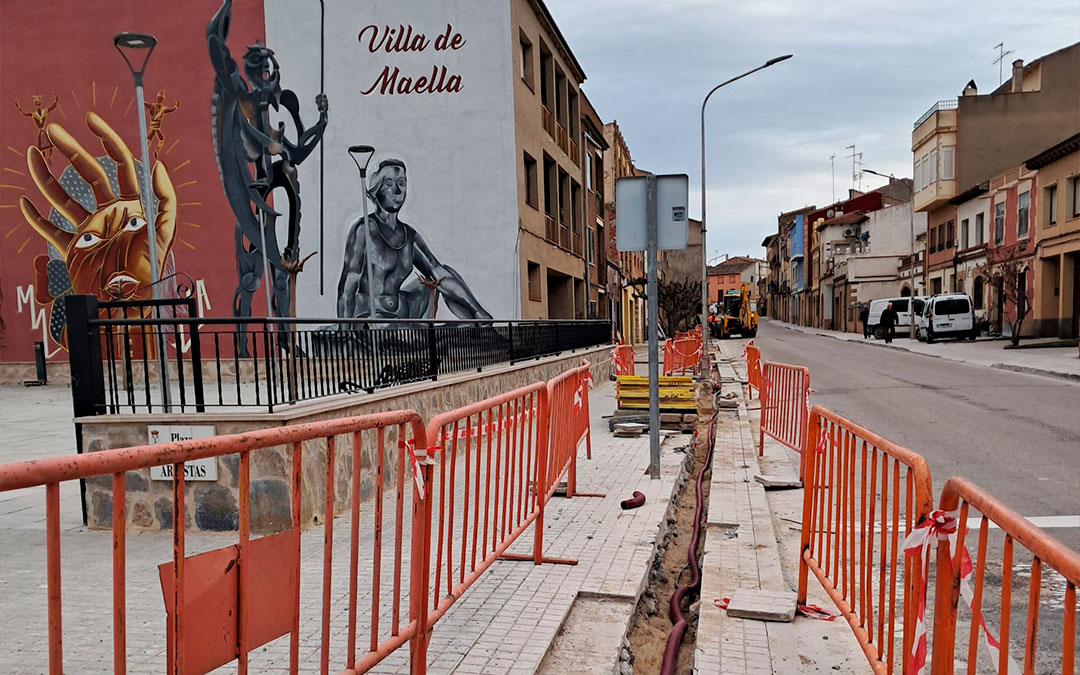 Una de las zonas en las que se ha intervenido previamente./ Ayto. Maella