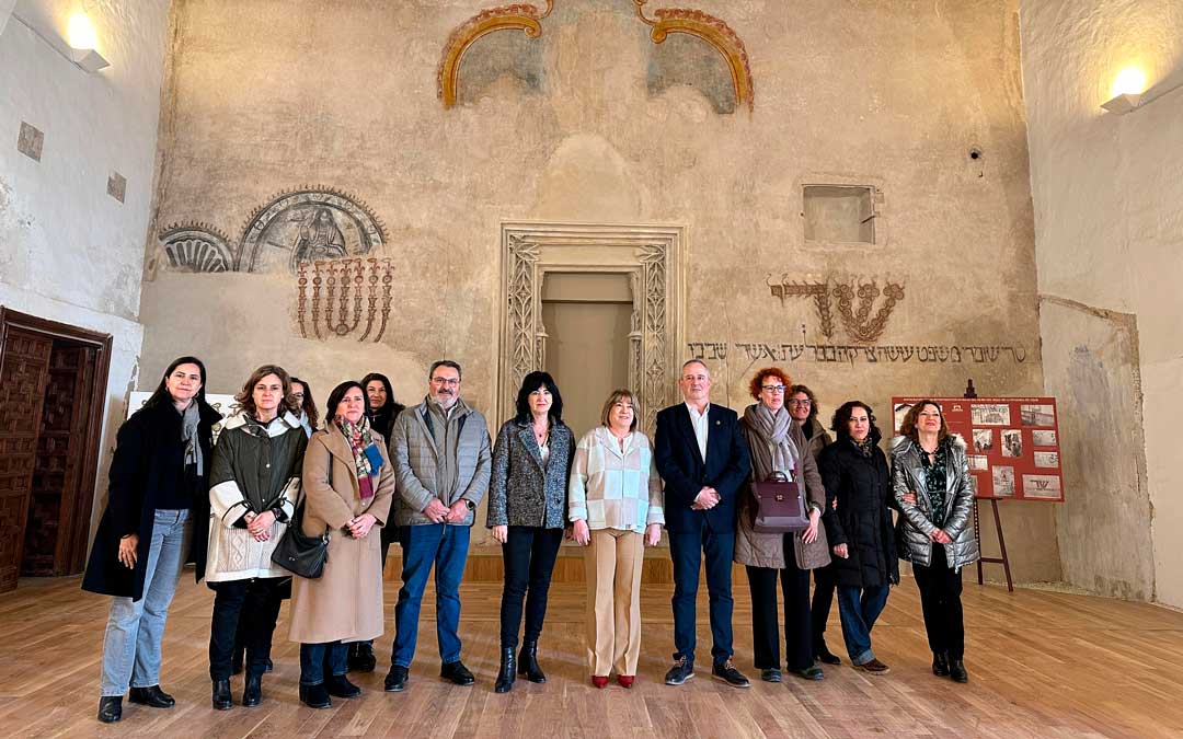 Presentación de la restauración llevada a cabo en la antigua Sinagoga de Híjar./ DGA