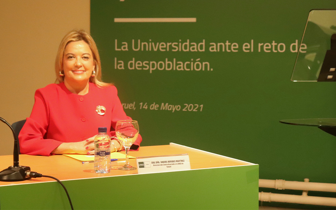 Raquel Arribas, directora del Centro Asociado de la UNED en Teruel./ UNED