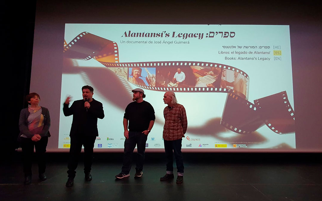 Guimerá, en la presentación del documental en el II Ciclo Internacional de Música Artes Medievales en Teruel. / L.C.