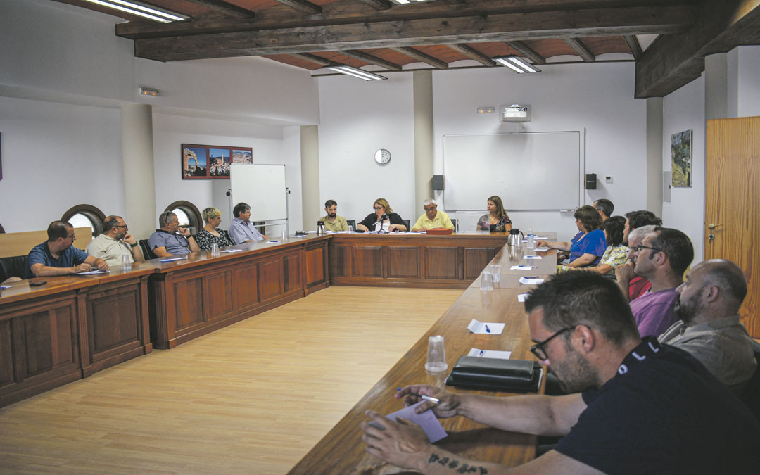 Foto de archivo de uno de los plenos comarcales. / LA COMARCA