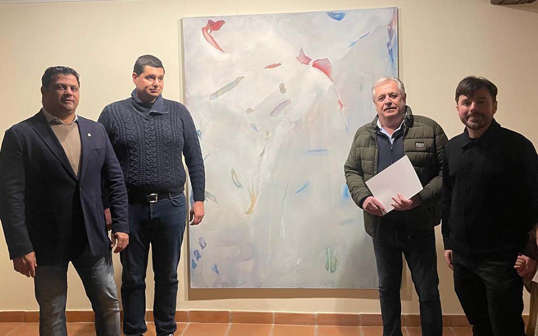 Inauguración de la exposición de Fernando Romero, en el Museo Juan Cabré./ F.C.