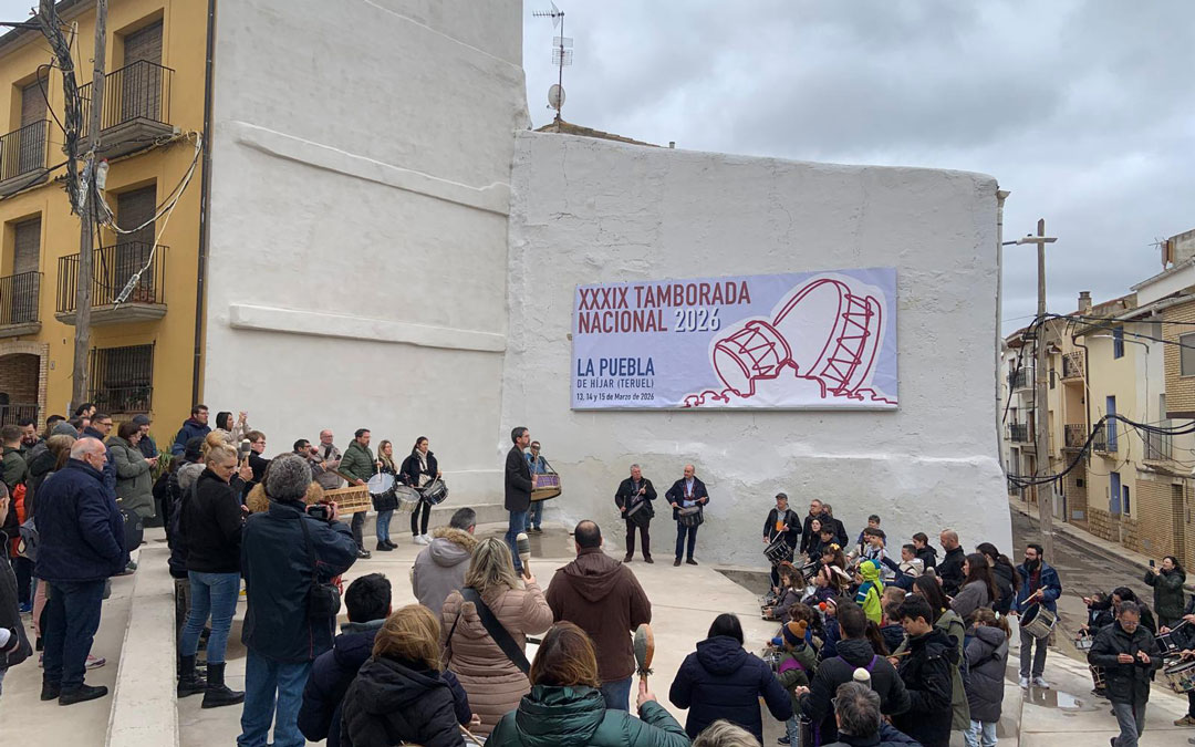 La Puebla de Híjar será el escenario de la Tamborada Nacional de 2026. / S.C.