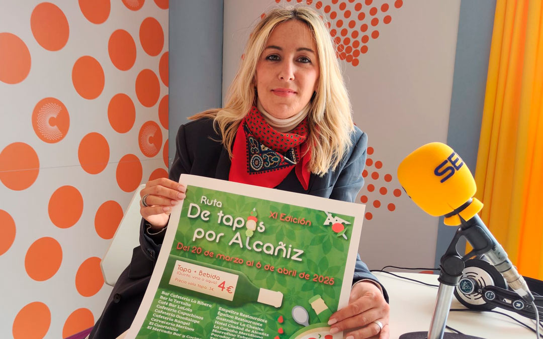 Raquel García, resposanble organización "De tapas por Alcañiz" / LA COMARCA