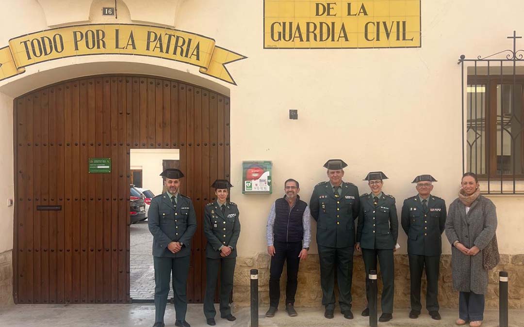 Sgto Comandante de Puesto de Valderrobres; Tte, Coronel Jefa Comandancia de Teruel; Alcalde Valderrobres; Capitán Jefe Compañía Alcañíz; Capitán Jefa Sanidad; Capitán Jefe ayudantía Comandancia Teruel; Teniente Alcalde Ayuntamiento Valderrobres./G.CIVIL