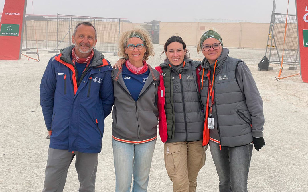 Yaiza Bonet, participa en la organización del Dakar Classic 2025. / YAIZA BONET
