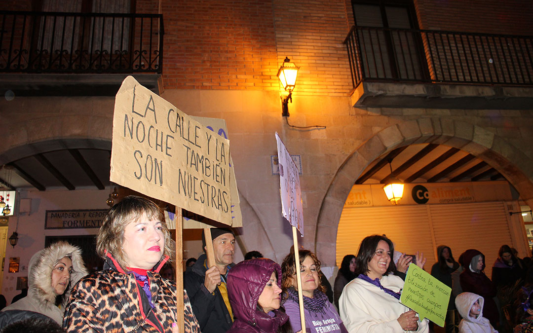 Concentración en Alcorisa por el 8M en 2025. / B. Severino