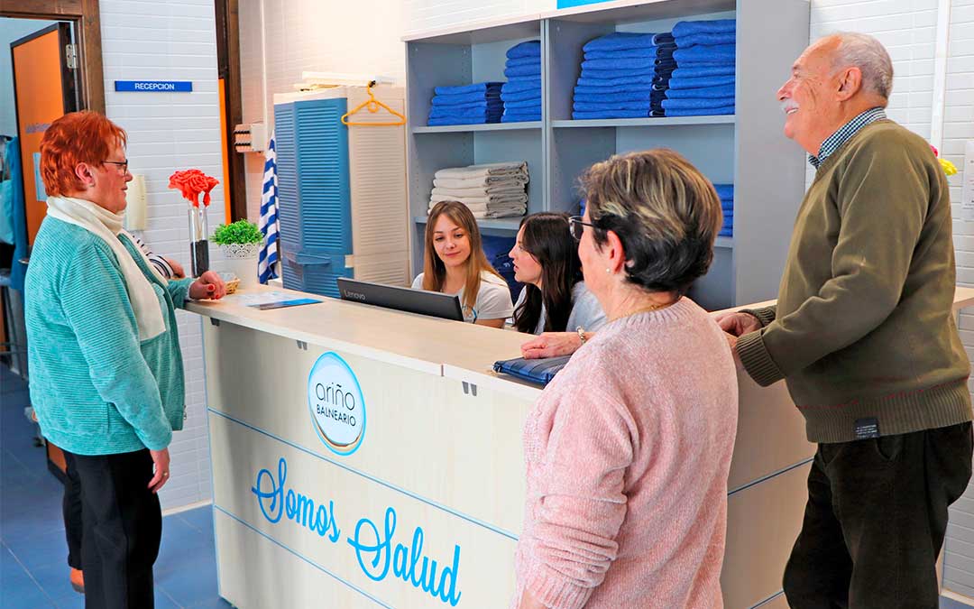 El espacio termal alcanzó un 80% de ocupación en sus primeros días de nueva temporada./ Balneario de Ariño.