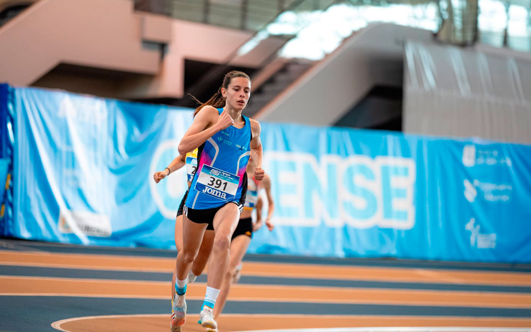 Carlota Gasión quedo subcampeona en Orense este fin de semana. / Club Tragamillas