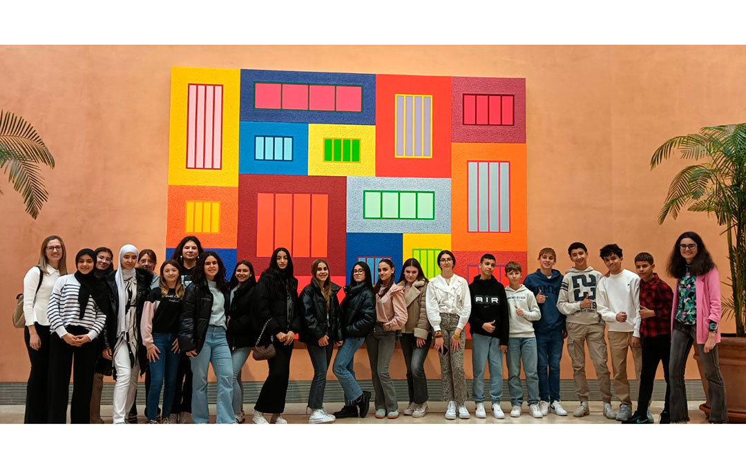 Visita al museo y recogida de premios del alumnado del IES de Híjar en el Thyssen. / IES