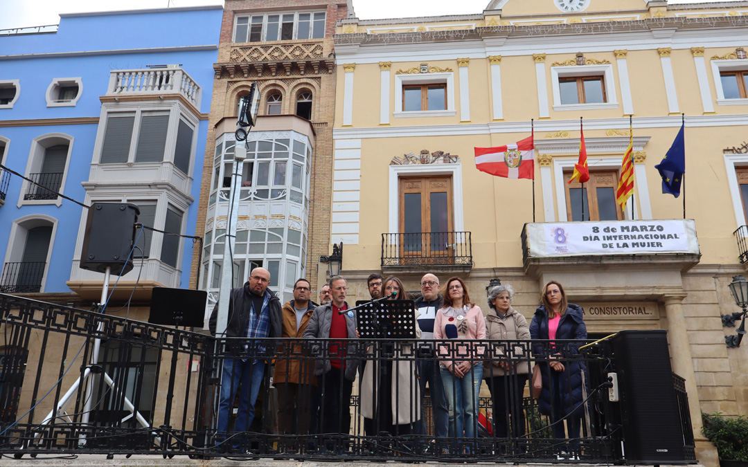 Manifiesto en Caspe por el 8M. / Alba Zurita