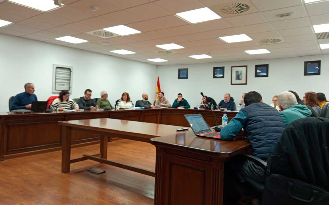 Imagen de archivo de un pleno comarcal del Matarraña./ M.J.S.