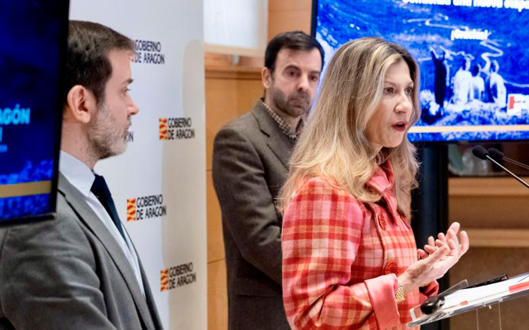 La vicepresidenta, Mar Vaquero, ha presentado el balance de la Aragón Film Commissión /.Fabian Simón