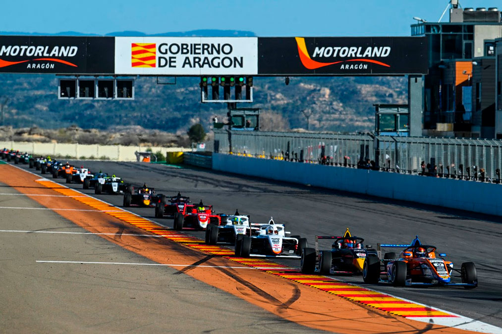 F4-Spain en MotorLand Aragón. / MOTORLAND