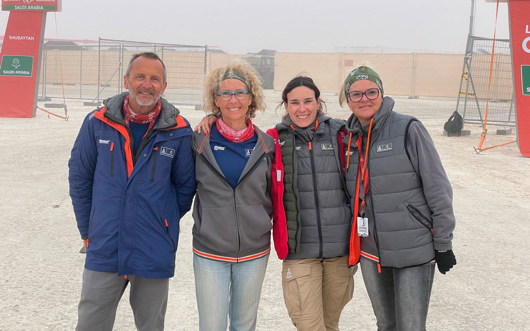 Yaiza Bonet, participa en la organización del Dakar Classic 2025 / YAIZA BONET