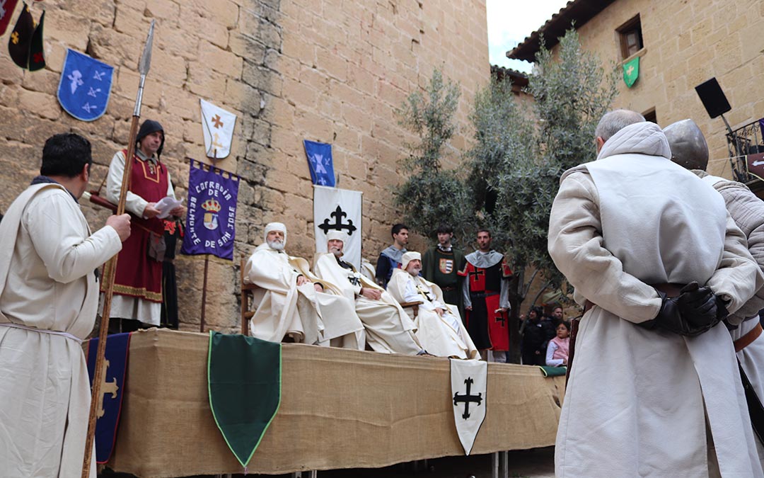 Recreación del acto de concesión de la Carta Puebla en Belmonte./A.S.