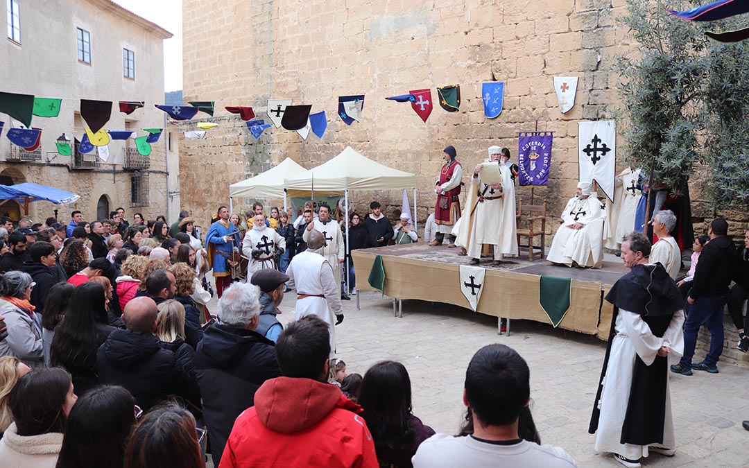 Recreación del acto de concesión de la Carta Puebla en Belmonte./A.S.