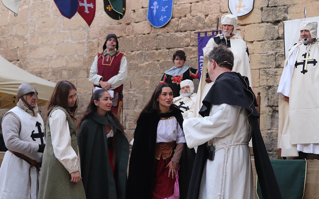 Recreación del acto de concesión de la Carta Puebla en Belmonte./A.S.