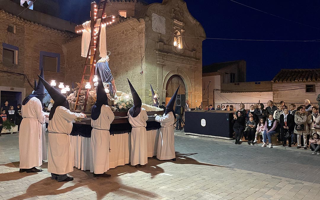 Procesión del Descendimiento Caspe 2025./ S.F.