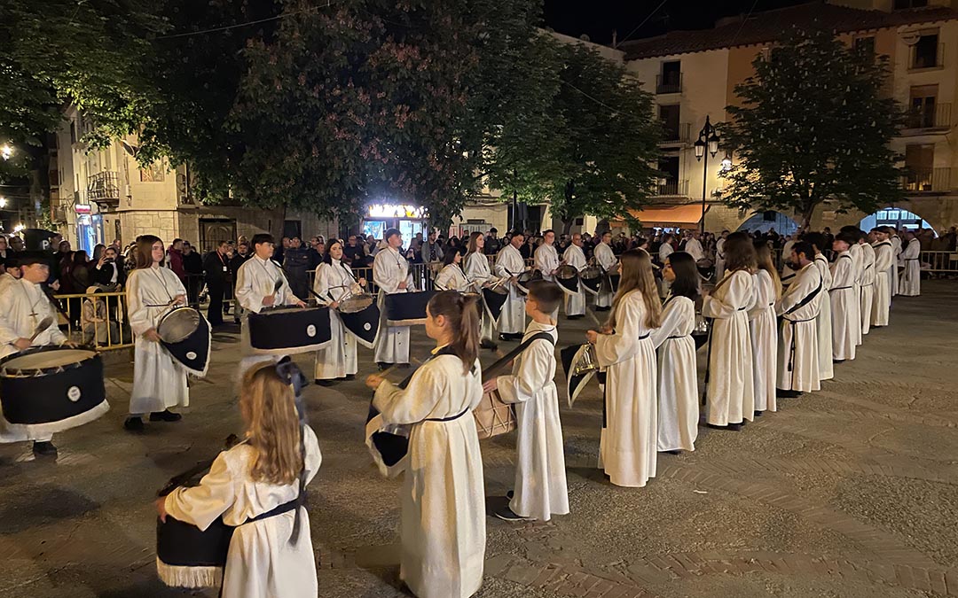 Acto de Romper la Hora y exhibiciones Caspe 2025./ S.F.