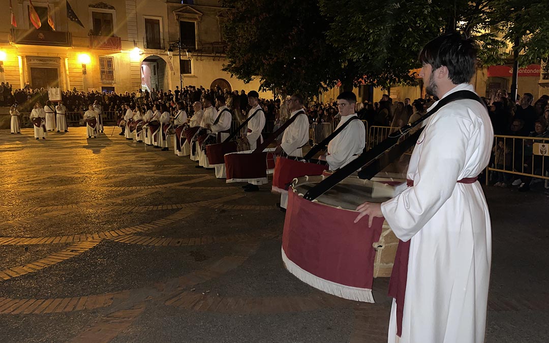 Acto de Romper la Hora y exhibiciones Caspe 2025./ S.F.