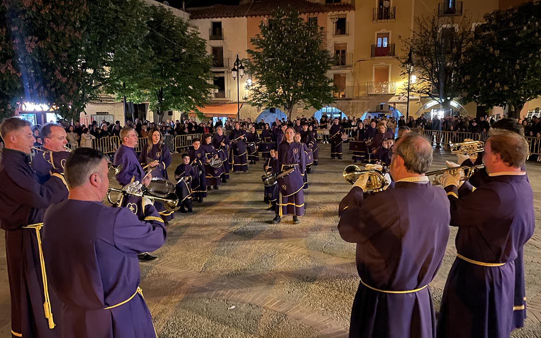 Acto de Romper la Hora y exhibiciones Caspe 2025./ S.F.