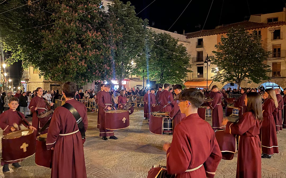 Acto de Romper la Hora y exhibiciones Caspe 2025./ S.F.