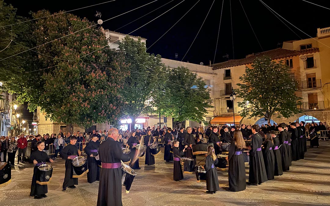 Acto de Romper la Hora y exhibiciones Caspe 2025./ S.F.