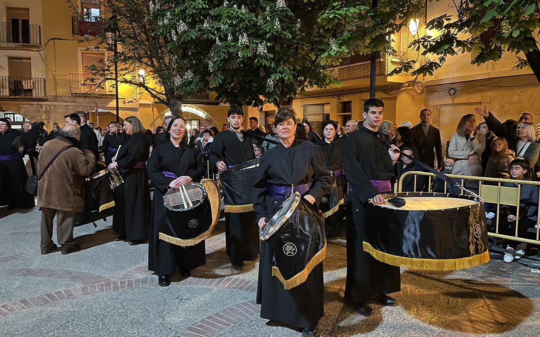 Acto de Romper la Hora y exhibiciones Caspe 2025./ S.F.